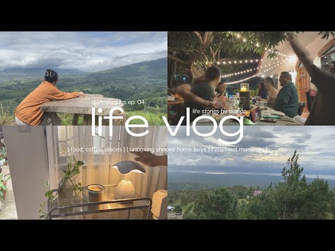 d-log 04. DAYS IN MY LIFE VLOG: food and coffee | unboxing shopee haul for home | last of my 2021