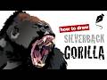Unleash Raw Power: How to Draw a Silverback Gorilla Showing Teeth in Adobe Illustrator