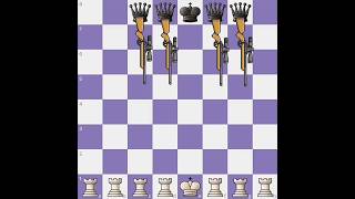 7 Rooks vs 4 Queens — Who is Wins? 🤯😈 |Loopy Chess|Ep-64 #chess #funny #rook #checkmate #shorts
