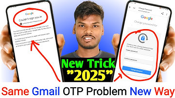 Same Gmail OTP Problem Solve New way 2025 l How to Recovery Gmail account l same Gmail OTP problem