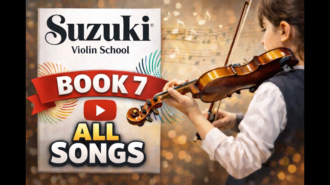 Suzuki Violin Book 7 – ALL Songs (Complete Audio) - YouTube