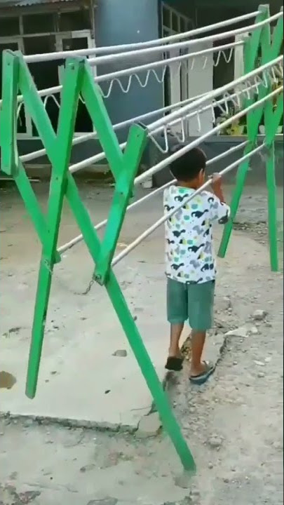 bocil kejepit jemuran lucu