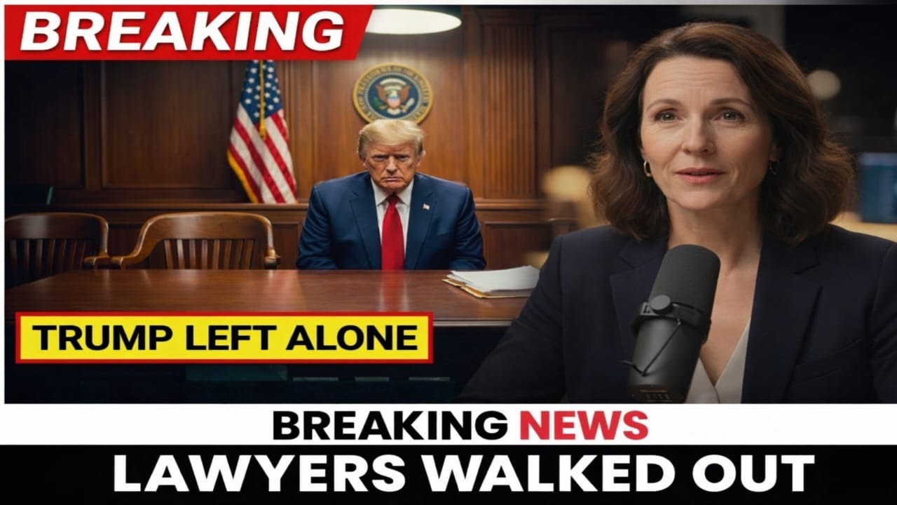 BREAKING: Trump’s Lawyers Storm Out Mid-Trial as Judge Orders Court Exits Sealed, Arrests Threatened
