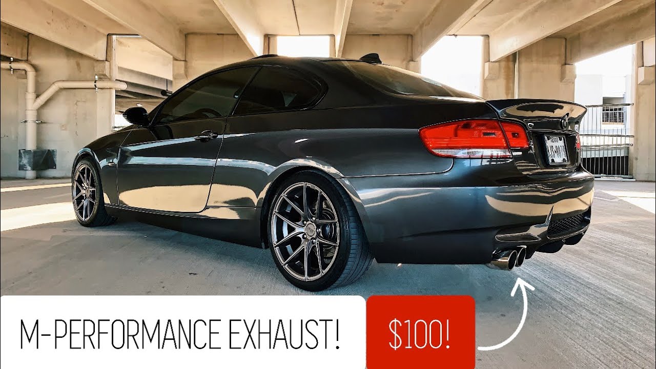 BMW 328i 335i LOUD CHEAP EXHAUST! E90 E92 YouTube