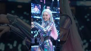 AI Idol Dances in Futuristic Arena – Unreal 4K Visuals!