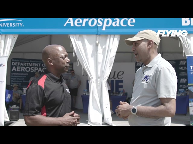 Flying Magazine interviews MTSU Aerospace chair at 2026 EAA AirVenture