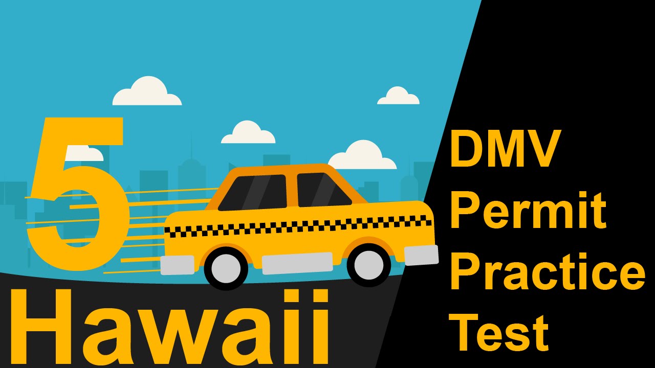 Hawaii DMV Permit Practice Test 5 2018 YouTube
