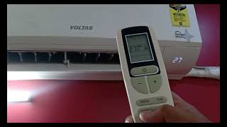 HOW TO SET HORIZONTEL OR VERTICAL SWING IN VOLTAS SPLIT AC || DC INVERTER AC || FULL FUNCTION ||