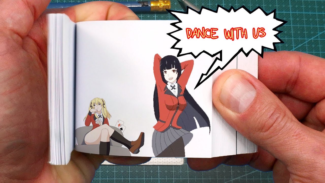 Kakegurui Dance Flipbook - 2 Phut Hon (Yumeko Jabami x Momobami Kirari x Itsuki Sumeragi)