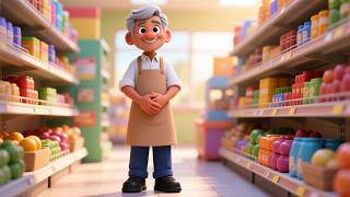 The Shopkeeper Helps Me 🛒😊 | Fun Baby Song | Nursery Rhymes for Kids