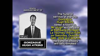 Gonzague Hugh Atkins ~ Long Obituary