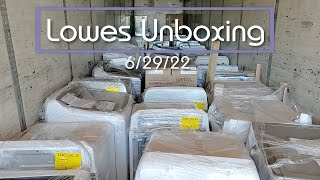 22 Unboxing Appliance Liquidation Truckload - Lowes SDR Program Returns