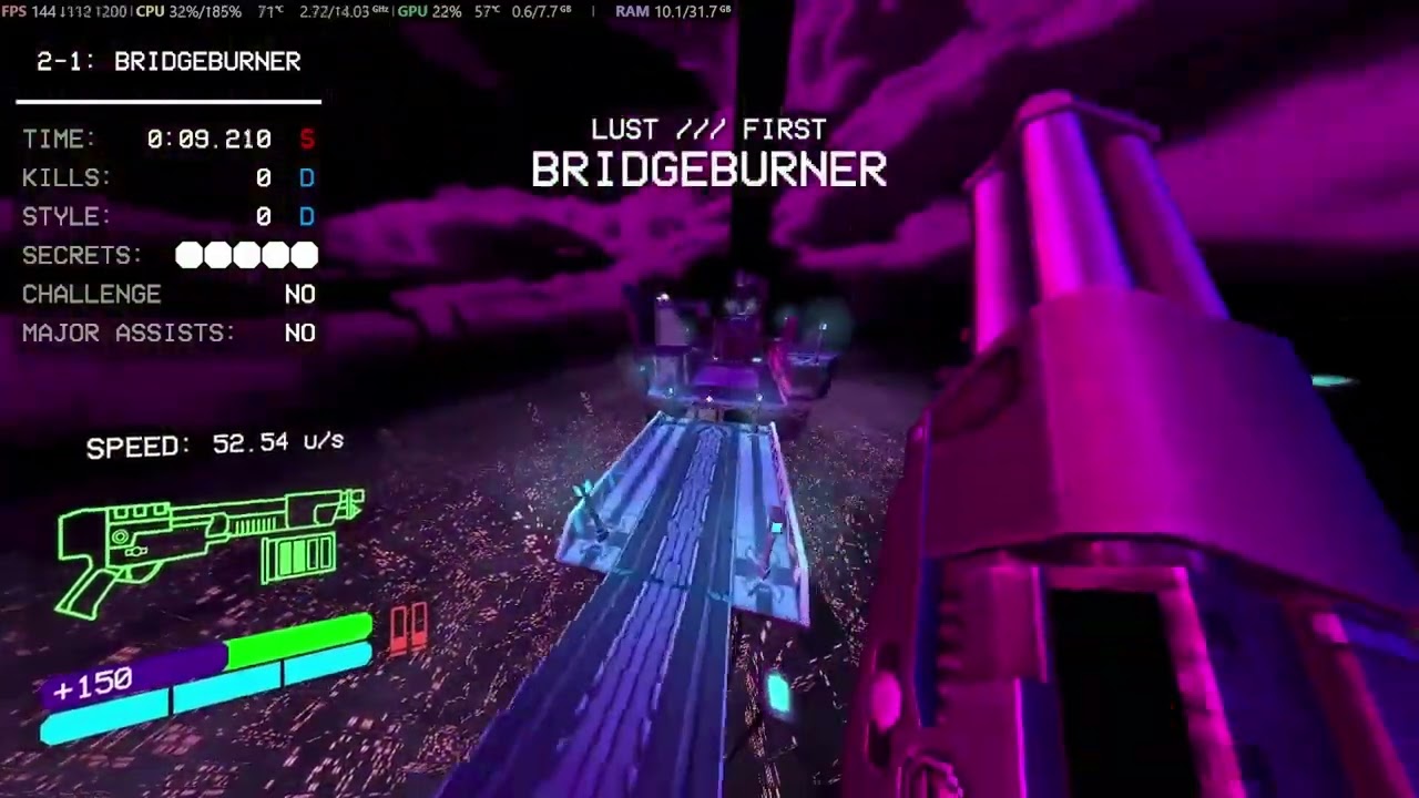 Ultrakill 2-1 (Bridgeburner) Any% 20.604