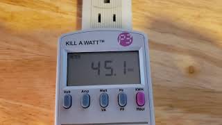 Kill-A-Watt Lab Data