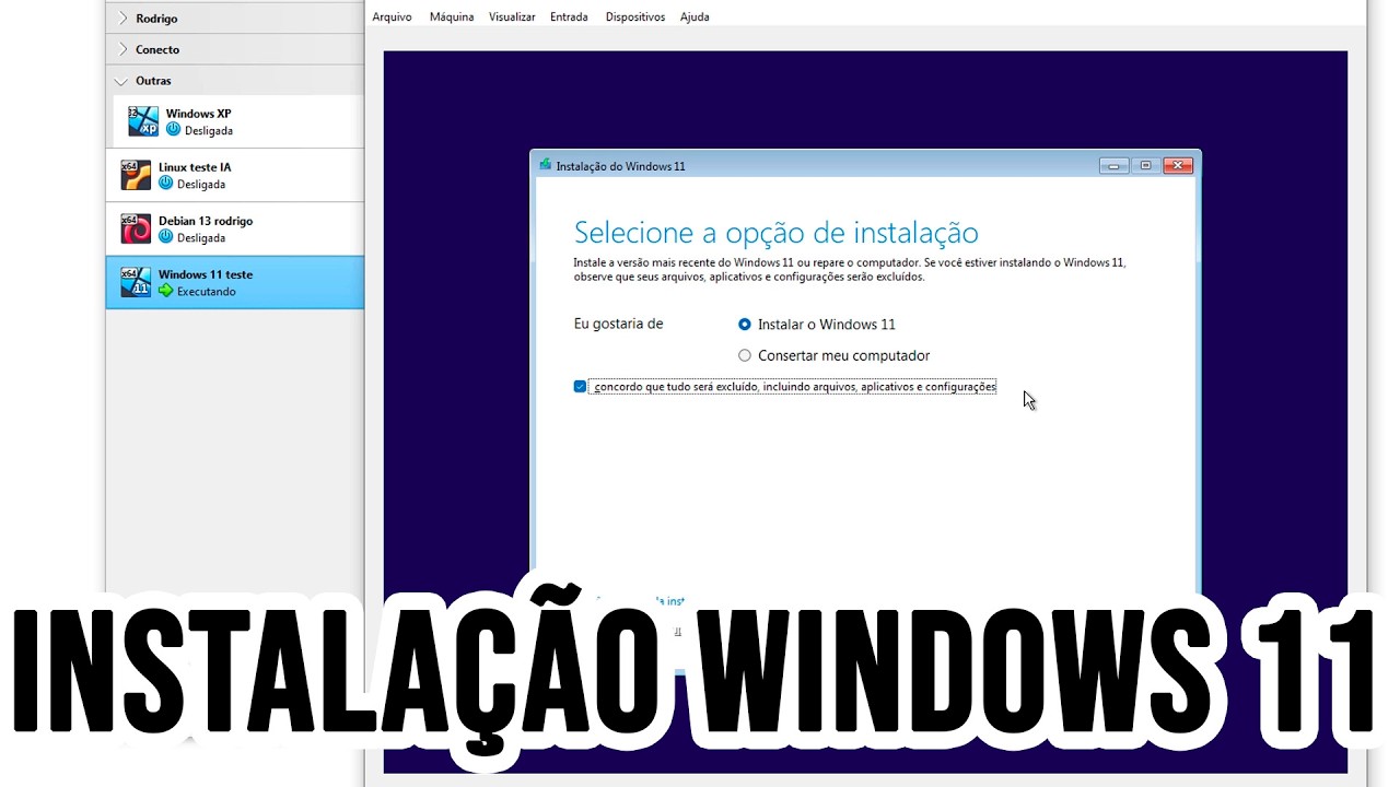 Como instalar o Windows 11 em uma máquina virtual gratuita com virtual ...