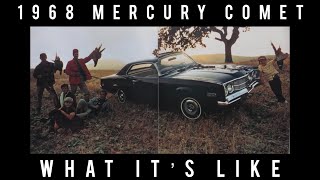 1968 mercury comet, newly designed for 1968