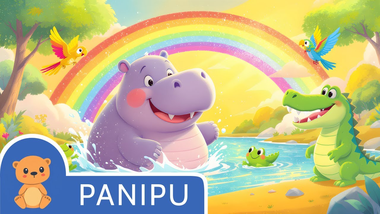 The Happy Hippo's Splashy Day | Bedtime Story | Story for Kids | Story in English