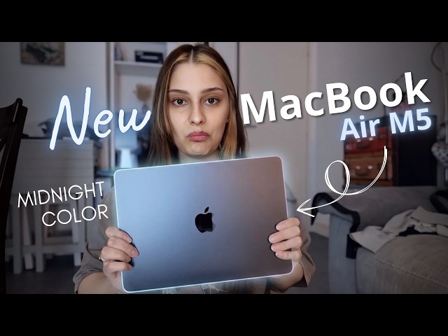 New MacBook Air M5: Is Midnight Color Really That Bad? | Unboxing