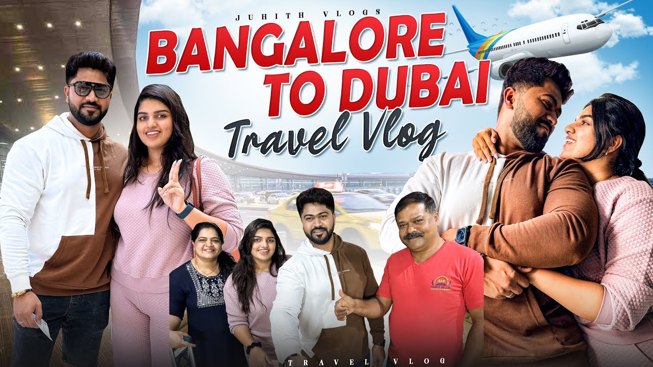 |DJ💕Couple in Dubai😍|Banglore to Dubai Travel Vlog✈️|Overpacked our Luggage😨|Business Class?|