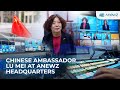 Beyond the headlines: Chinese Ambassador Lu Mei at AnewZ headquarters