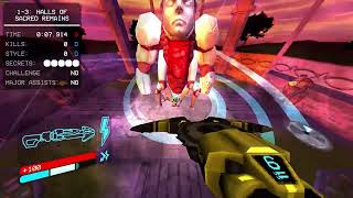 ultrakill 1-3 speedrun (15.232 sec)
