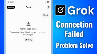 How to Grok Connection Issue failed Check network connection problem solved