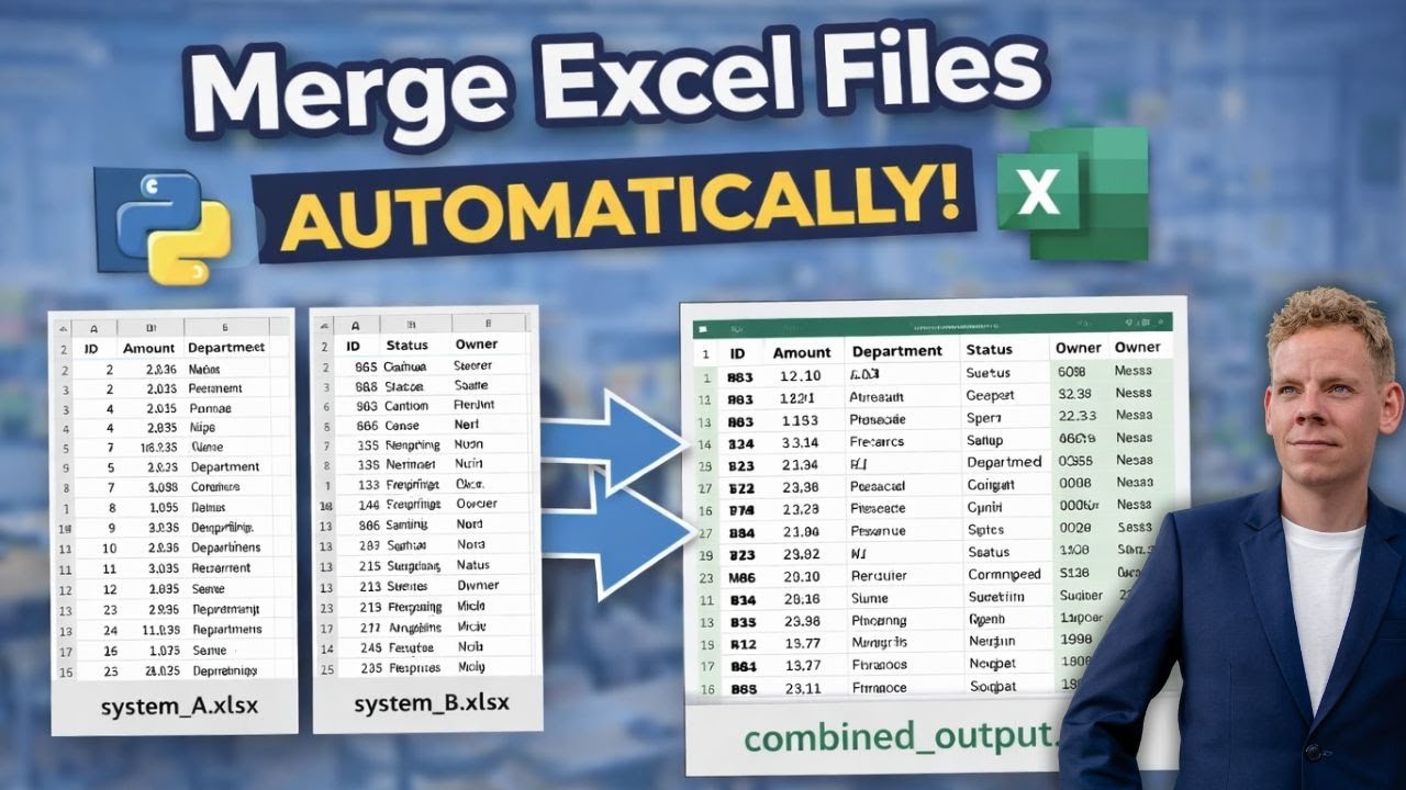 Merge Multiple Excel Files Automatically with Pandas