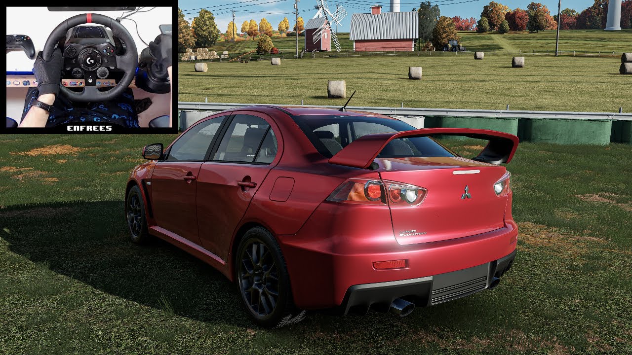 Forza Motorsport 7 - Mitsubishi Lancer Evo GSR / Steering Wheel + Shifter Gameplay 4K