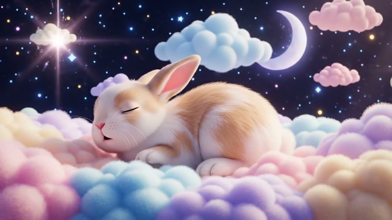 Adorable Baby Rabbit Sleep Lullaby 🌙 Calming Music for Sweet Dreams