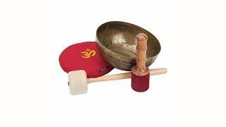 Sacred Space LG Healing Grade Golden Buddha B Chakra Tibetan Singing Bowl | SwimOutlet.com