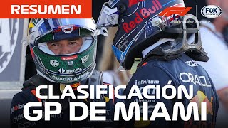 1️⃣MAX, 4️⃣CHECO: así fue la clasificación del GP de Miami | Fórmula 1