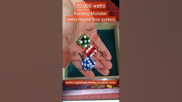 Casino Las Vegas Rigged dice Remote Control Dice on electronic 20,000 watts Ceelo Clow Ce lo Celow
