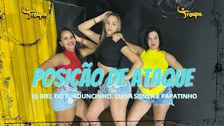 Posição de Ataque - Papatinho, Luísa Sonza, DJ Biel do Furduncinho| Troupe Fit (Coreografia Oficial)