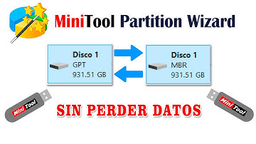 Convertir Partición MBR a GPT Sin perder datos
