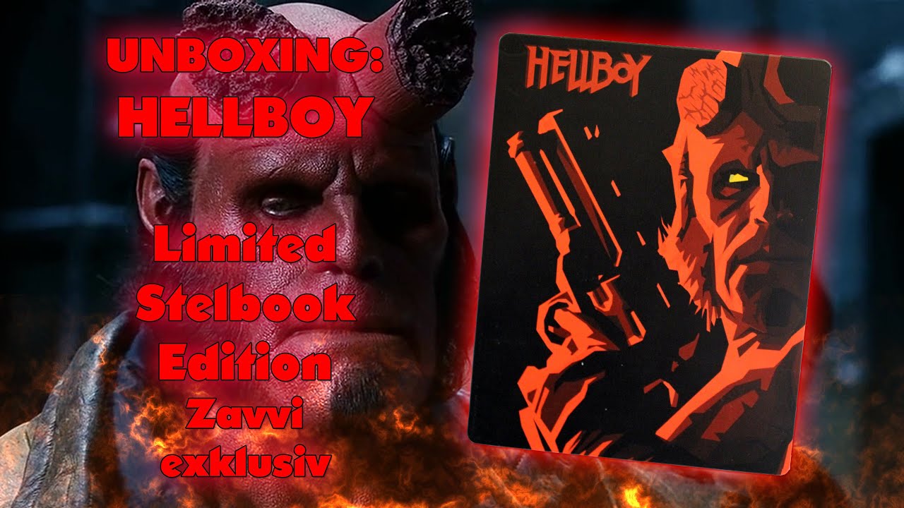 Unboxing - Hellboy - Limited Steelbook Edition - Zavvi exklusiv - YouTube