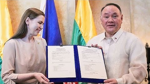 Lithuania and the Philippines sign security pact to counter 