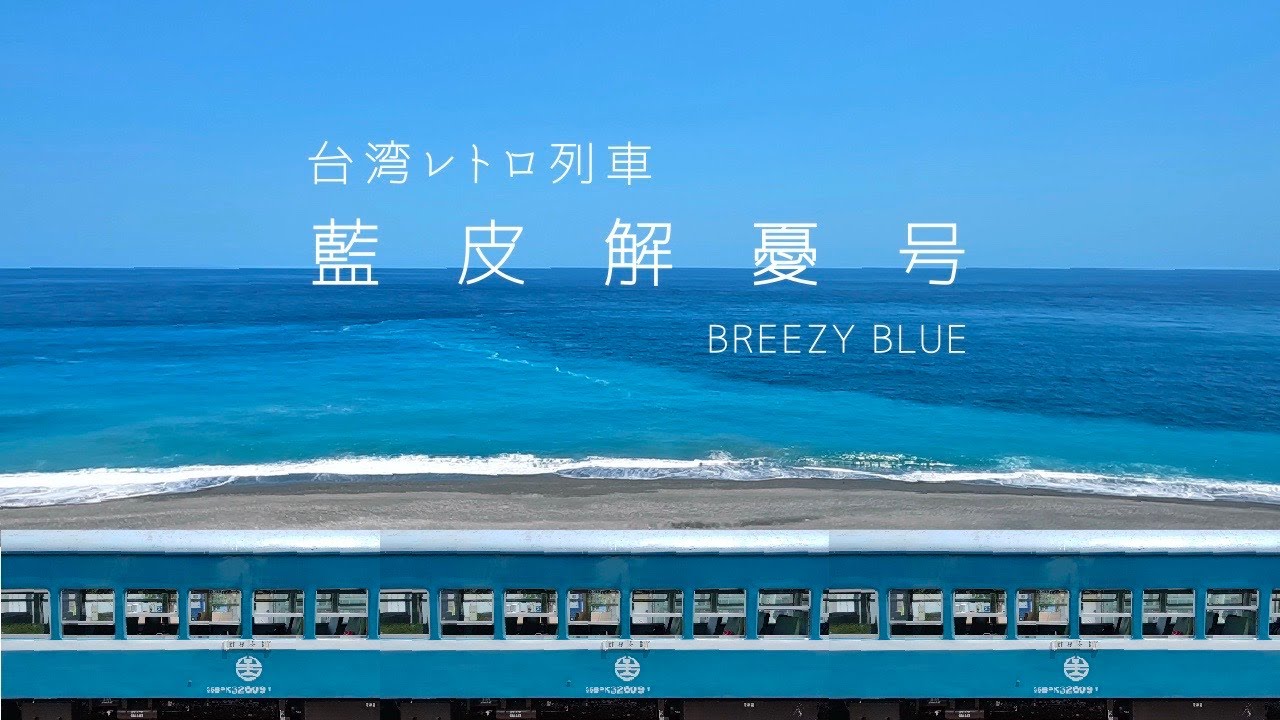 鐵道迷日本老公搭藍皮解憂號｜懷舊列車 × 海風 × 蔚藍東海岸的感動