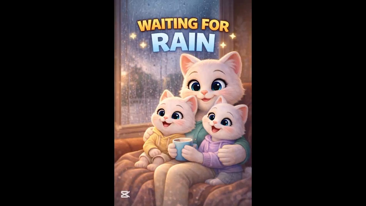 Rain outside, warmth inside 🌧️🐾A calm family moment 