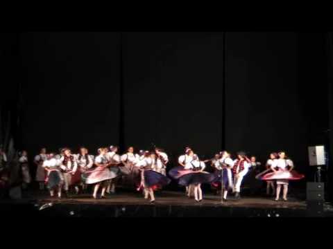 Polish (Silesian) folk dance: Polonez & Zasiali & Scardasz polska hd
