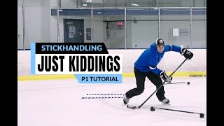 On-Ice Stickhandling Just Kiddings