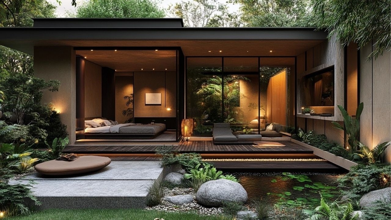 Small Open Concept Home Inspiration! Seamless Indoor-Outdoor Living ...