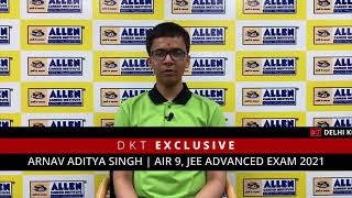 Jee Mains U0026jee Advance All India Rank 9 Arnav Aditya Singh Speechfor Motivat  Prepare Student