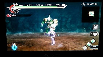 Ragnarok Odyssey PS VITA gameplay Orc King, first boss SINGLE PLAYER Chapter 1, quest 1-9