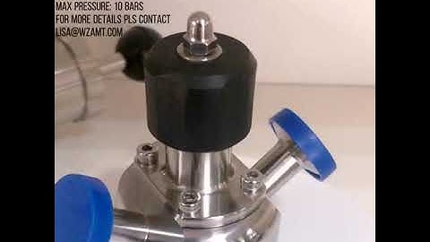 New diaphragm sampling valve