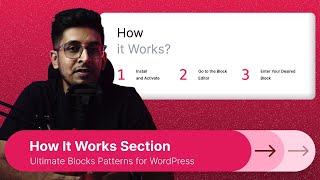 How to Add “How It Works” Section in WordPress | Ultimate Blocks Pattern