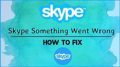 How To Fix - (Skype) Something Went Wrong There Is A Problem With Your Microsoft Account *{2018}*
