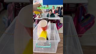 Su Değirmeni Deneyi! Suyla Dönen Çark 😮 #shorts #deney #scienceexperiment