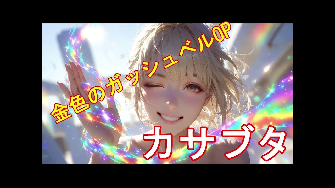 金色のガッシュベルOP - カサブタ - 千綿偉功【AI cover】