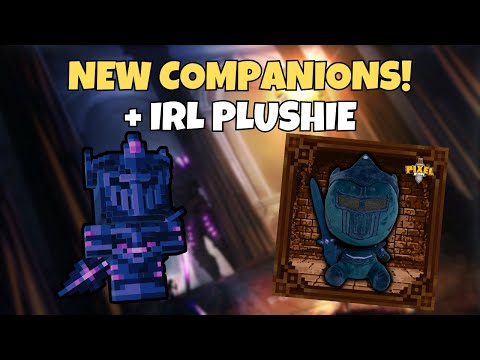 Companions and Plushie Kingslayer in Pixel Blade!
