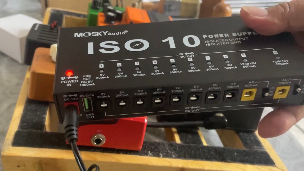 Mosky Audio ISO 10 Power Supply replacing my old DC Power Adapter